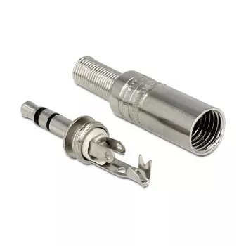 Συνδετήρας καλωδίων DELOCK 65532, 3,5 mm μέταλλο, ασημί