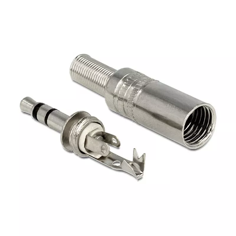 Συνδετήρας καλωδίων DELOCK 65532, 3,5 mm μέταλλο, ασημί