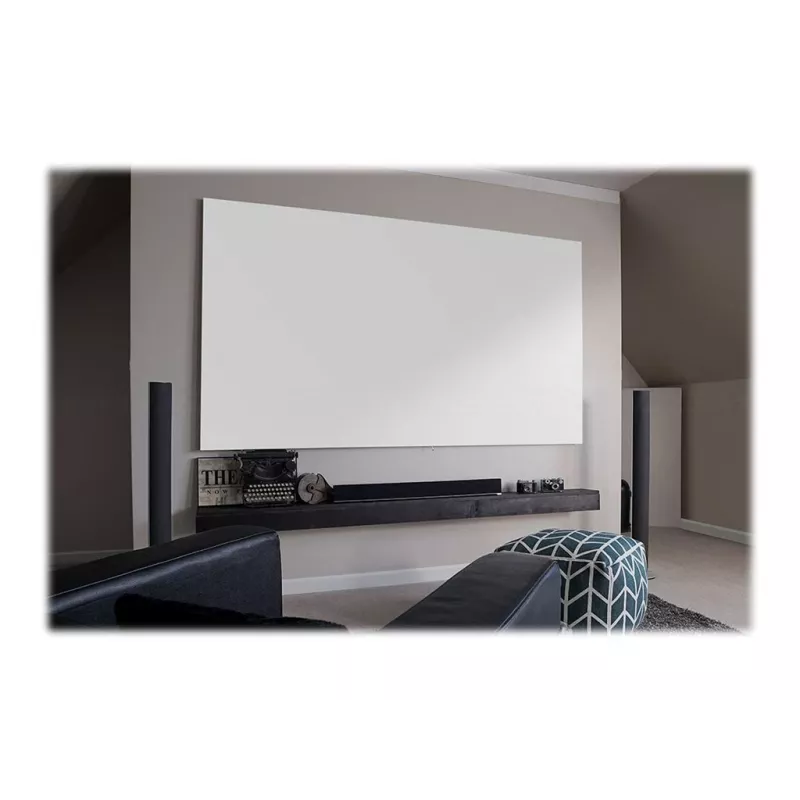 Elite Screens | οθόνη προβολής σταθερής βάσης | AR110WH2 | διαγώνιος 110 ιντσών | 16:9 | μαύρη