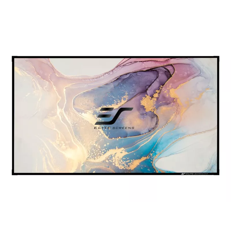 Elite Screens | οθόνη προβολής σταθερής βάσης | AR110WH2 | διαγώνιος 110 ιντσών | 16:9 | μαύρη