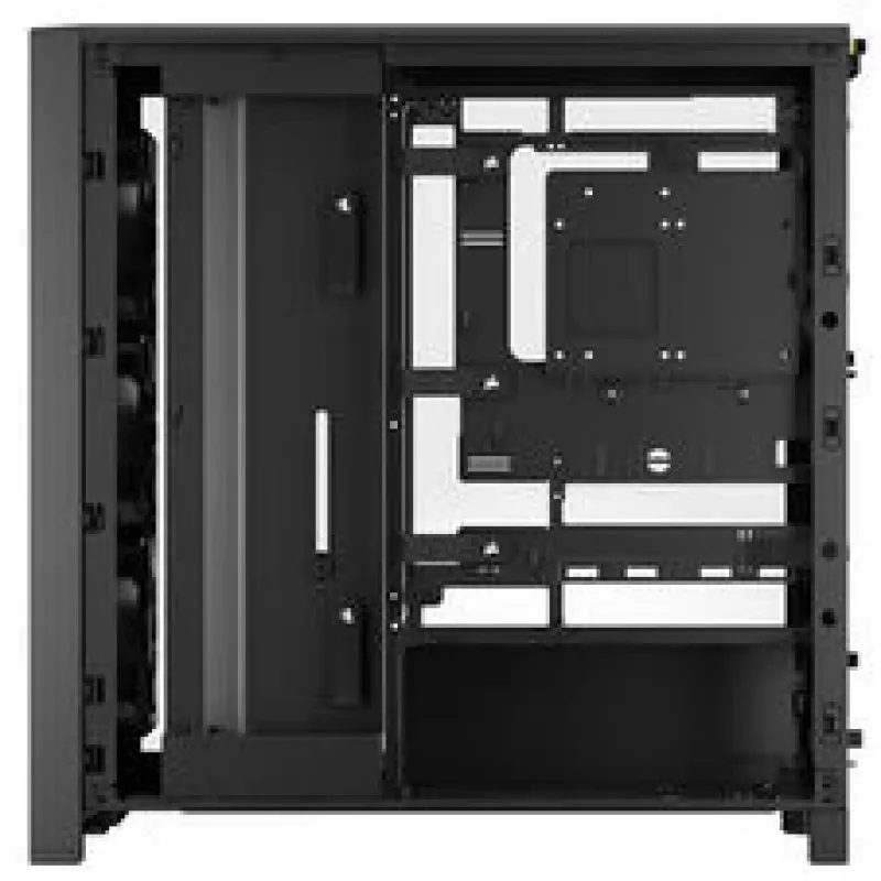 Κουτί PC mid-tower CORSAIR FRAME 4000D RS Wood – μαύρο/καρυδιά