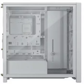Κουτί PC mid-tower CORSAIR FRAME 4000D RS Wood λευκό/δρυς, συμβατό με mid-tower ATX, tempered glass