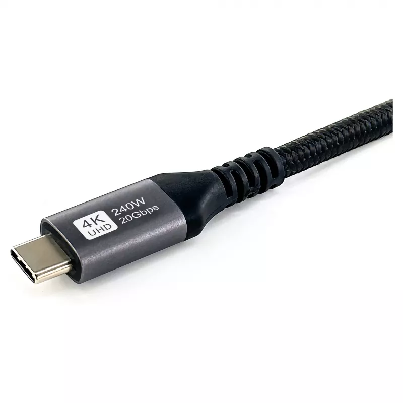 Καλώδιο EQUIP USB4 Gen 2x2 C–C 3,0m, PD 100W, 4K/60Hz, 20Gbps, μαύρο