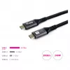 Καλώδιο EQUIP USB4 Gen 2x2 C–C 3,0m, PD 100W, 4K/60Hz, 20Gbps, μαύρο