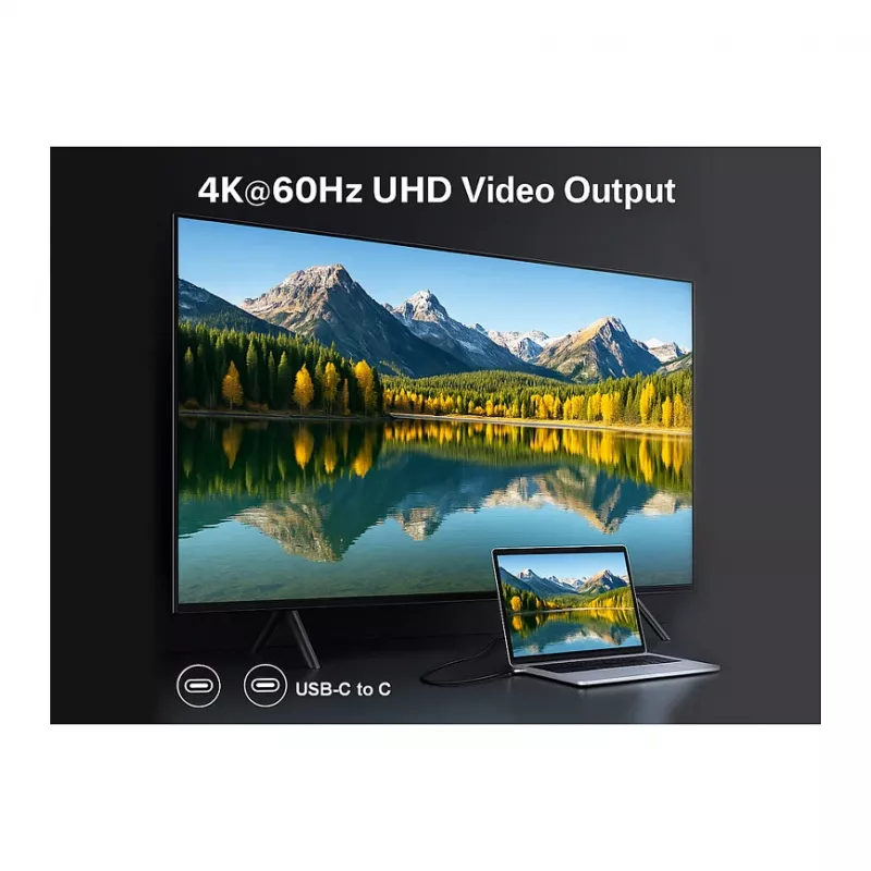 Καλώδιο EQUIP USB4 Gen 2x2 C–C 3,0m, PD 100W, 4K/60Hz, 20Gbps, μαύρο