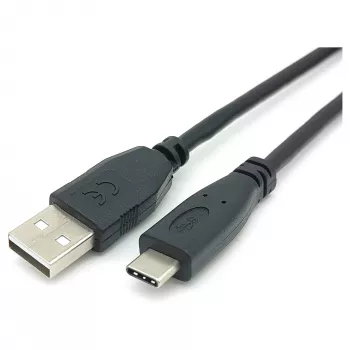 Καλώδιο EQUIP USB 2.0 C σε A M/M, 0,3 m, USB 2.0 480 Mbit/s, επινικελωμένες επαφές, μαύρο