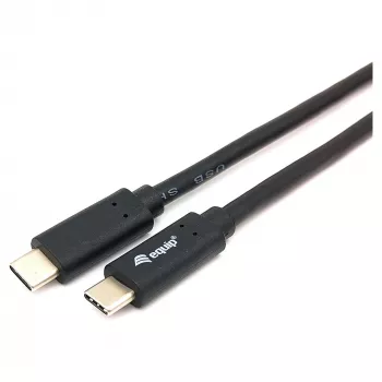 Καλώδιο USB-C σε USB-C EQUIP 128348, USB 3.2 Gen 1 (5 Gbit/s), PD 60 W, 0,5 m, μαύρο