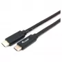 Καλώδιο USB-C σε USB-C EQUIP 128348, USB 3.2 Gen 1 (5 Gbit/s), PD 60 W, 0,5 m, μαύρο