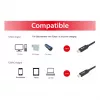Καλώδιο USB-C σε USB-C EQUIP 128348, USB 3.2 Gen 1 (5 Gbit/s), PD 60 W, 0,5 m, μαύρο