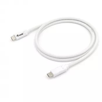 Καλώδιο EQUIP USB 3.2 Gen 1 Type-C σε Type-C 0,5 m PD 60 W 5 Gbit/s λευκό