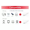 Καλώδιο EQUIP USB 3.2 Gen 1 Type-C σε Type-C 0,5 m PD 60 W 5 Gbit/s λευκό