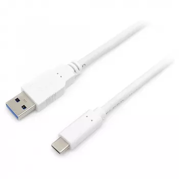 Καλώδιο USB 3.2 Gen 1 C σε A EQUIP 0,5 m 5 Gbit/s λευκό (USB-C σε USB-A, επινικελωμένες επαφές)