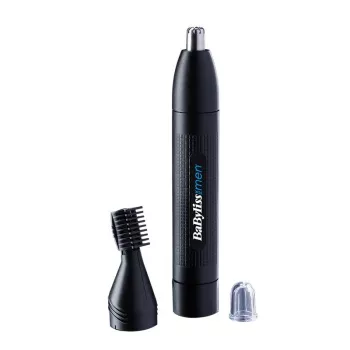 Trimmer ακριβείας BABYLISS E652E για αυτί και μύτη, μαύρο, μπαταρία AA