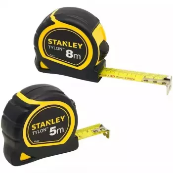 Stanley Tylon Μέτρο διπλή συσκευασία STHT0-74260, 5 m/19 mm και 8 m/25 mm