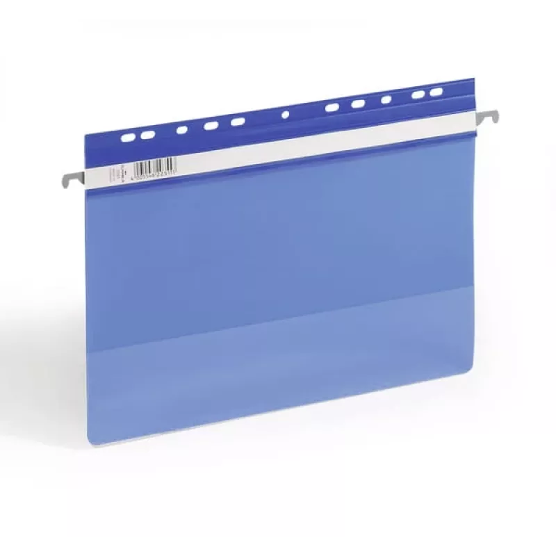 Ντοσιέ με κρίκους Durable 2561-06 A4 πλαστικό μπλε διαφανές