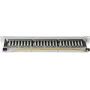 Patch panel helos 146867 RJ-45 24 θυρών, γκρι RAL 7035