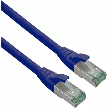helos Cat.6a Superflex Καλώδιο δικτύου, Cat.7 χύμα καλώδιο, S/FTP AWG 26/7, 2 m, μπλε