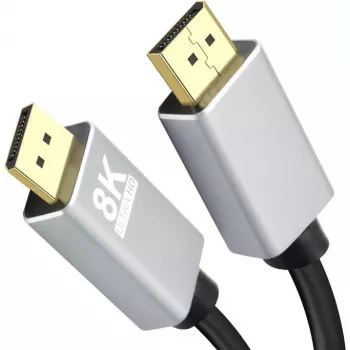 Καλώδιο DisplayPort Helos 288443 1 m μαύρο γκρι
