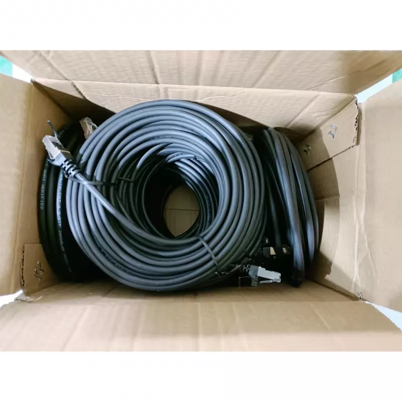 Equip 635594 Σετ καλωδίων patch Cat.6 S/FTP LSZH, RJ-45, 5 m, μαύρο, 30 τεμ.