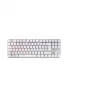 Μηχανικό πληκτρολόγιο gaming Cherry MX 8.2 TKL Wireless RGB – Tenkeyless, RF + Bluetooth, AZERTY, 88 πλήκτρα, λευκό