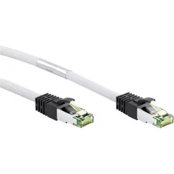 Goobay CAT 8.1 Καλώδιο Patch, S/FTP (PiMF), Λευκό, 2 m - LSZH χωρίς αλογόνα, Χαλκός AWG 24 (55125)