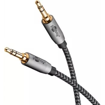 Goobay 65272. Σύνδεση 1: 3.5mm TRS, Φύλο βύσματος 1: Αρσενικό, Σύνδεση 2: 3.5mm TRS, Φύλο βύσματος 2: Αρσενικό, Υλικό καλωδίου