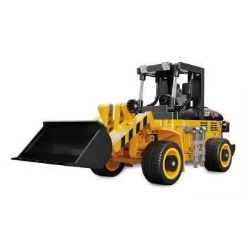 Σετ κατασκευής Φορτωτής Jamara CaDA Wheel loader Bricks, για παιδιά από 8 ετών, μαύρο και κίτρινο