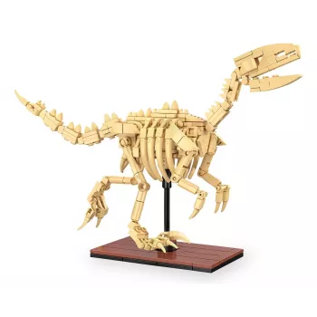 Σετ κατασκευής Jamara CaDA Απολίθωμα δεινοσαύρου Velociraptor — 256 τεμάχια, ηλικία 8+, Μπεζ/Καφέ