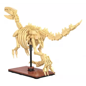 Σετ κατασκευής Jamara CaDA Απολίθωμα δεινοσαύρου Velociraptor — 256 τεμάχια, ηλικία 8+, Μπεζ/Καφέ