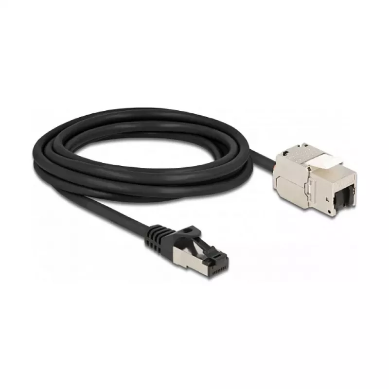 Καλώδιο Βύσμα RJ45 σε Μονάδα Keystone Υποδοχή RJ45 DeLOCK 87029