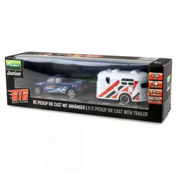 RC-Pickup Amewi 22680 1:64 RTR με ρυμουλκούμενο, μπλε