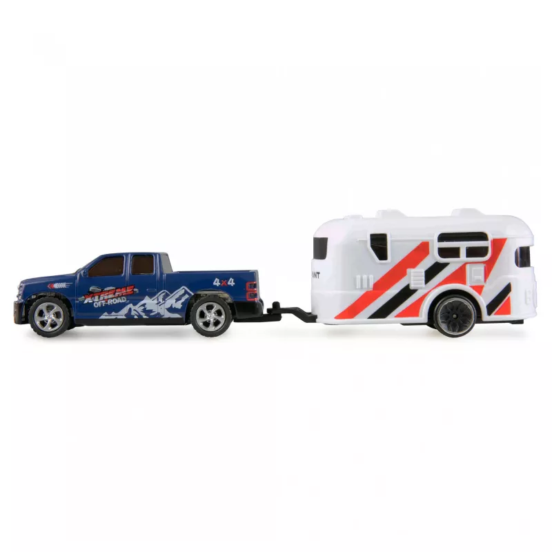RC-Pickup Amewi 22680 1:64 RTR με ρυμουλκούμενο, μπλε