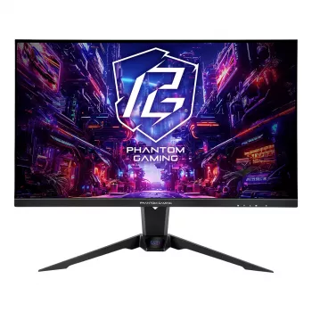 Οθόνη ASRock PG32QFT 32 inch QHD (2560×1440) IPS LED, 1 ms, 180 Hz, VESA, ρυθμιζόμενου ύψους, μαύρη