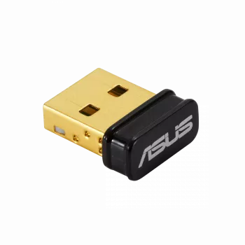 Bluetooth-USB-προσαρμογέας ASUS USB-BT600, διεπαφή Bluetooth, USB-Host, 1,5 Mbit/s, τροφοδοσία USB, μαύρο/χρυσό