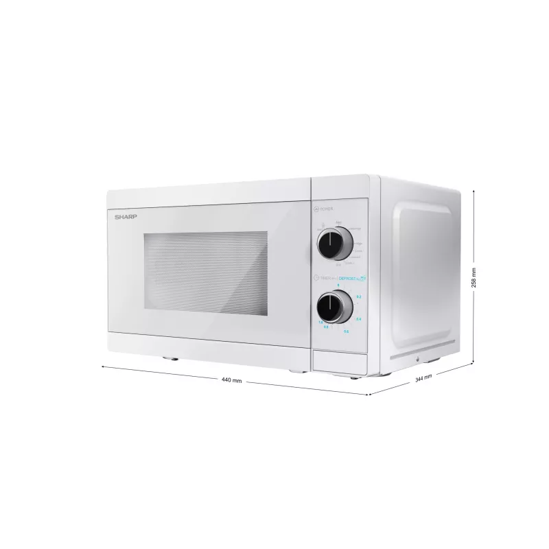 Φούρνος μικροκυμάτων με γκριλ Sharp YC-MG01E-C, 800 W, 20 L