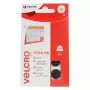 VELCRO αυτοκόλλητα σημεία, γάντζος & βρόχος 16mm x 16 σετ μαύρα