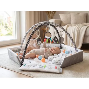 Βρεφικό χαλάκι παιχνιδιού milly mally Baby Mat 5in1 Minky – πολυλειτουργικό χαλάκι 5 σε 1 για μπρούμυτα, παιχνίδι, ξεκούραση, μπουσούλημα, ταξίδια