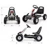 Milly Mally Όχημα με ποδήλατο Gokart Thor Λευκό