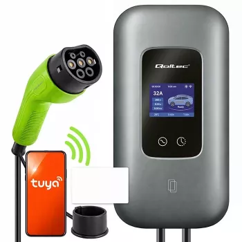 Σταθμός φόρτισης EV QOLTEC 3 φάσεων 22 kW 32 A με WLAN (Μοντέλο 52723)