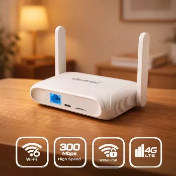 Router QOLTEC 56980 – 4G LTE Mobile router με Wi‑Fi 6