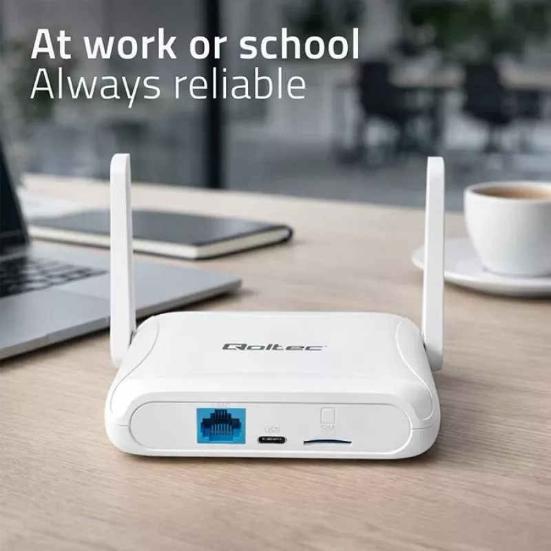 Router QOLTEC 56980 – 4G LTE Mobile router με Wi‑Fi 6