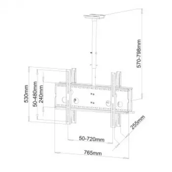 Επιτοίχια βάση ART RAMT AR-21D βάση TV