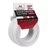 Ομοαξονικό καλώδιο MACLEAN MCTV-470 RG-6/U 25 m, λευκό