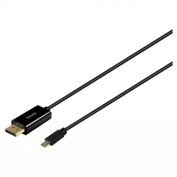 Καλώδιο SAVIO CL-207 USB-C σε DisplayPort 2,0 m, υποστήριξη DisplayPort 1.2