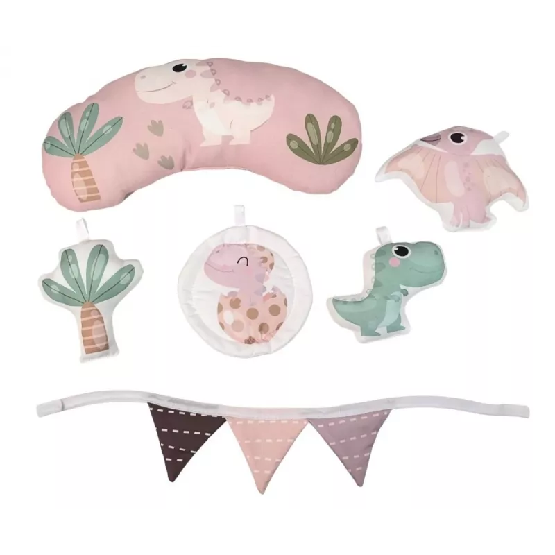 Εκπαιδευτικό χαλάκι παιχνιδιού Dino Pink TinyMini ροζ