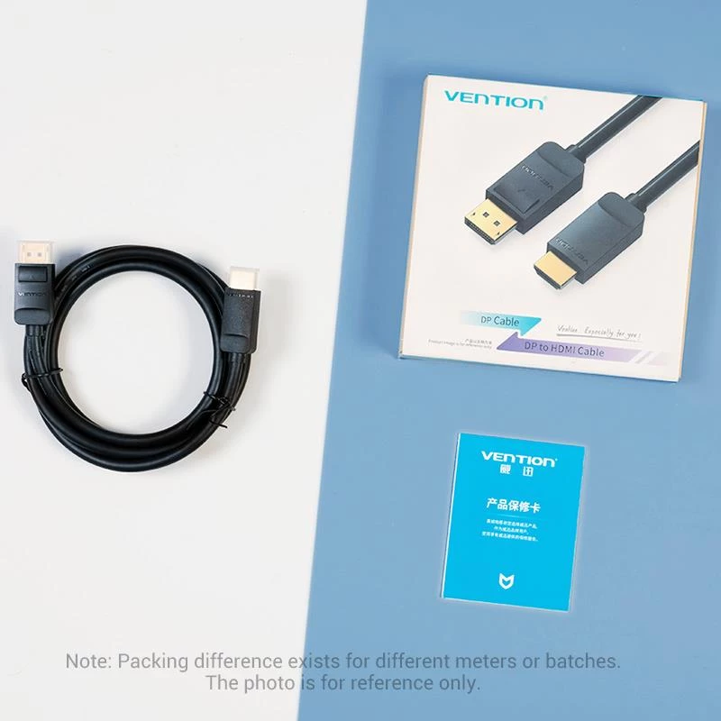 Καλώδιο DP σε HDMI 2M/SCHWARZ Hadbh Vention