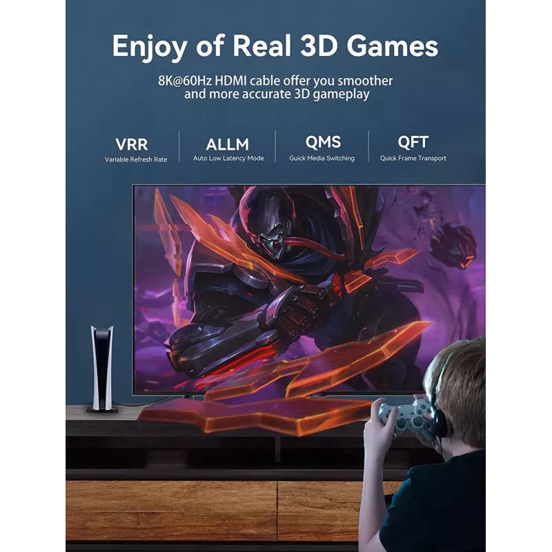 Καλώδιο HDMI 8K/10M μαύρο Aanbl Vention