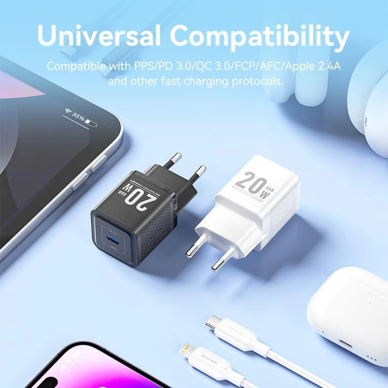 Φορτιστής USB-C 20 W TZ-FEPW0-EU-02 Vention