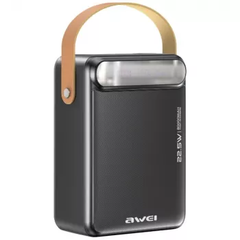 Powerbank Awei P102K 80000 mAh 22,5W PD με 2× USB-C και 3× USB-A, μαύρο