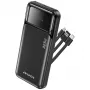 Powerbank Awei PA-91 10000mAh 22,5W PD 2xUSB-C + Καλώδιο μαύρο